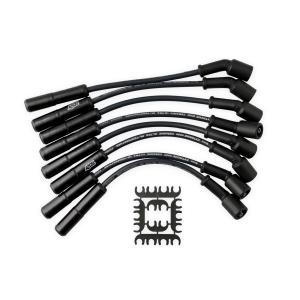 ACCEL X9000 Spark Plug Wire Set GM LS 12in Long Blk