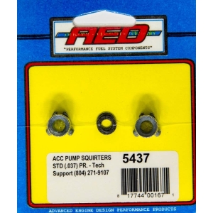 ADVANCED ENGINE DESIGN .037in Accelerator Pump Squirters