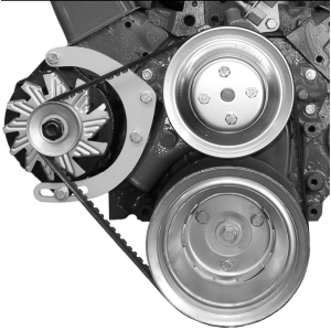 ALAN GROVE COMPONENTS Alt.Bracket Mid-Mount SBC Long Water Pump