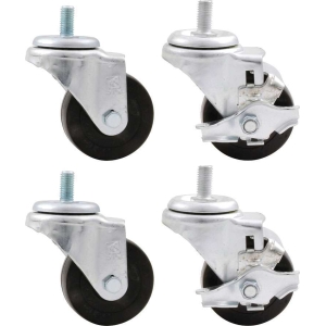 ALLSTAR PERFORMANCE Wheel Kit 3in Heavy Duty Locking