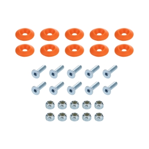 ALLSTAR PERFORMANCE Countersunk Bolt Kit Orange 10pk