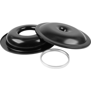ALLSTAR PERFORMANCE LW 14in A/C Kit Black No Element 1/2in Spacer