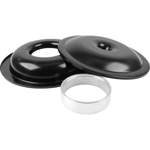 ALLSTAR PERFORMANCE LW 14in A/C Kit Black No Element 1-1/2in Space
