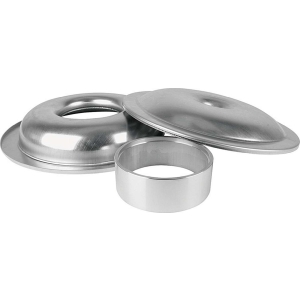 ALLSTAR PERFORMANCE LW 14in A/C Kit Plain No Element 2in Spacer