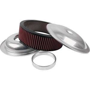 ALLSTAR PERFORMANCE LW 14in A/C Kit Plain 4in Washable Element