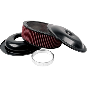 ALLSTAR PERFORMANCE LW 14in A/C Kit Black 5in Washable Element