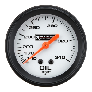 ALLSTAR PERFORMANCE Oil Temp Gauge 140-340F 2-5/8in