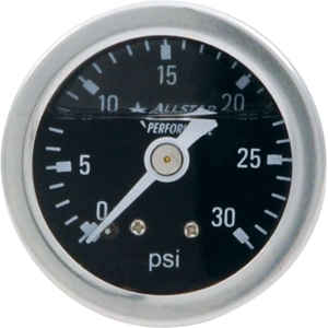 ALLSTAR PERFORMANCE 1.5in Gauge 0-30 PSI Liquid Filled