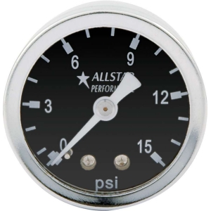 ALLSTAR PERFORMANCE 1.5in Gauge 0-15 PSI Dry Type