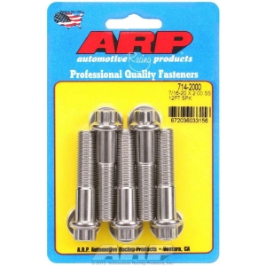 ARP 7/16-20 x 2.000 12pt SS Bolt Kit 5pk