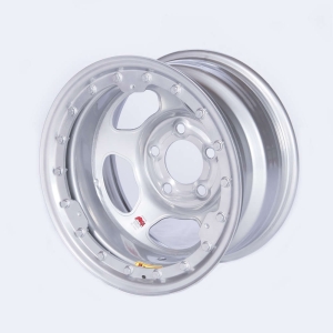 BASSETT 15x8 IMCA Silver Beadlock Inertia 5x5