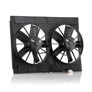 BE-COOL RADIATORS Electric Fan Dual Paddle Blade