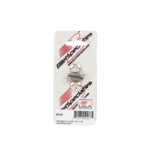 BILLET SPECIALTIES 1/4-20 x 1in SS Bolts Pair