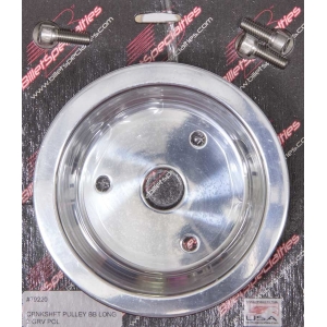 BILLET SPECIALTIES BBC 2 GRV Crank Pulley LWP Polished
