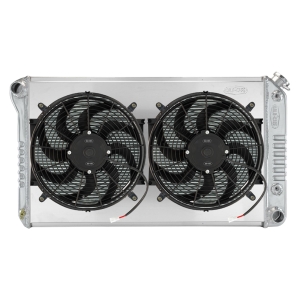 COLD CASE RADIATORS 68-77 A-Body Radiator w/Dual 14in Fan Kit