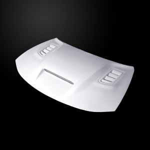 Amerihood Dodge Charger SRT2 Style Functional Heat Extractor Ram Air Hood