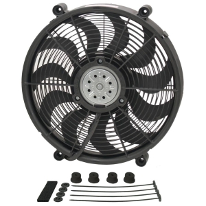 DERALE 17in High Output Electrc Fan Std Kit