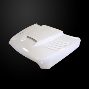 Amerihood Dodge Ram 3500 SSK Style Functional Heat Extractor Vented Hood