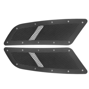 DRAKE AUTOMOTIVE GROUP 15- Black Speed Mesh H ood Vents