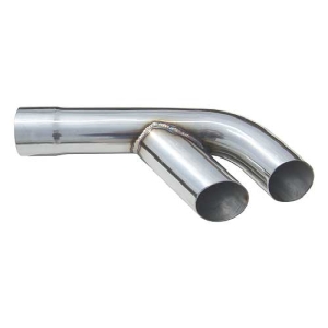 Pypes 64-65 72 Pontiac GTO 2.5" Stainless Exhaust Splitters (pair)
