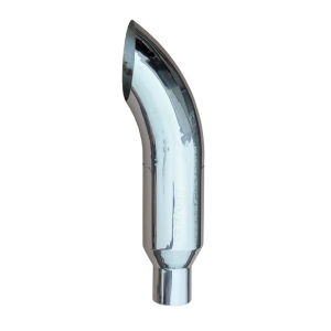Pypes Diesel Truck 5" in - 8" out, 36" long Stack Tip (each) - Turn Out in Polished