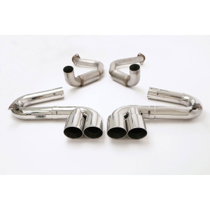 B&B Bullet Exhaust with Quad Tips Corvette C5