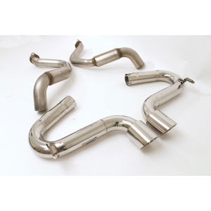 B&B Bullet Exhaust with Twin Tips Corvette C5