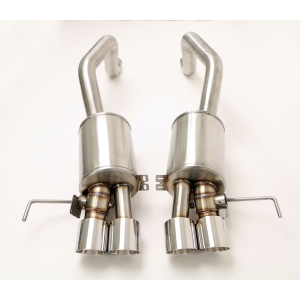 B&B Billy Boat Exhaust Billy Boat Corvette Exhaust C7 Z06 Gen. 3 Fusion 4" Quad ROUND Double-Wall Tips
