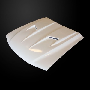 Amerihood Ford Mustang Type-3 Style Functional Heat Extraction Ram Air Hood