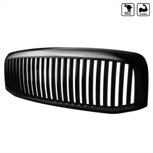 Spec-D Dodge Ram Vertical Grille Black