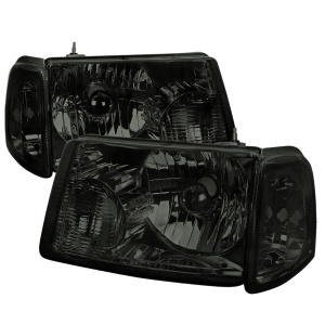Spec-D Tuning Ford Ranger Smoke Euro Headlight With Corner