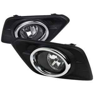 Spec-D Tuning Nissan Rogue Clear Foglights With Wiring Kit