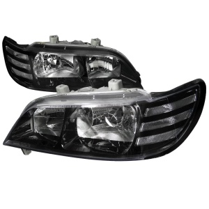 Spec-D Tuning Acura Cl Euro Headlights Black Housing
