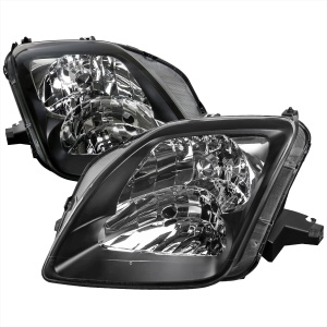 SPEC-D Tuning Honda Prelude Euro Headlights Black