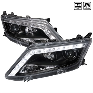 Spec-D Tuning Ford Fusion Projector Headlights Black Housing