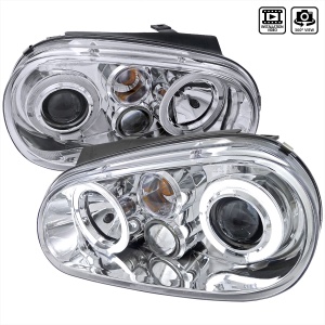 Spec-D Vw Golf Projector Headlights Chrome