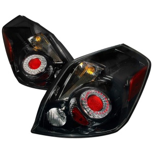 Spec-D Nissan Altima 4dr Led Taillights Black Rnd (Lt-Alt074jmled-Dp)