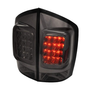 Spec-D Nissan Armada Led Taillights Gun Metal Smoke (Lt-Amd04gled-Tm)