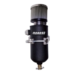 Moroso Remote Breather Tank - w/12an Fitting
