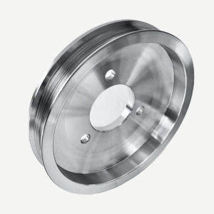 MARCH PERFORMANCE BBC Crank Pulley Polish W POL ASSY - CHEVY BB SW