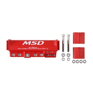 MSD High-Current Solid State Relay 35 Amp x 4 Red