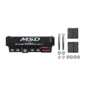 MSD High-Current Solid State Relay 35 Amp x 4 Black