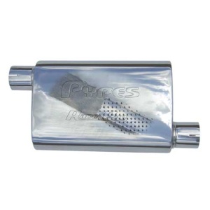 Pypes Race Pro14 3 off/off 409 Stainless non-polished