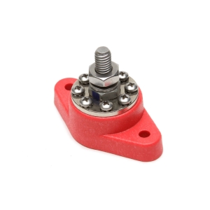 PAINLESS WIRING 8-Point Distribution Block (Red)