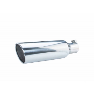 Pypes Exhaust 3inID X 5in OD X 18inL Exhaust Tip Stainless