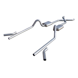 Pypes Exhaust 55-57 Chevy H-Bomb Crossmember Back Exhaust