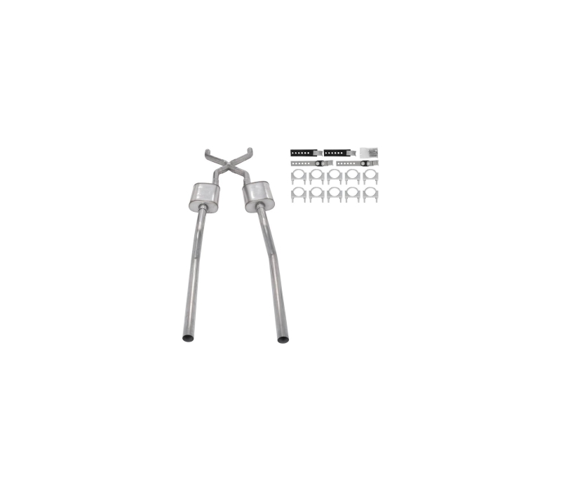 Pypes Exhaust 55-59 GM 2WD Truck 2.5in Crossmember Back Exhaust