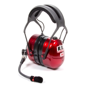 RACING ELECTRONICS Headset Platinum Plus Series Candy Apple Red