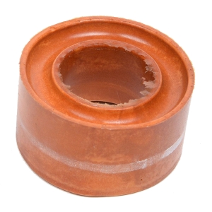 RE SUSPENSION Spring Rubber 5in Dia. 1.75in Tall White