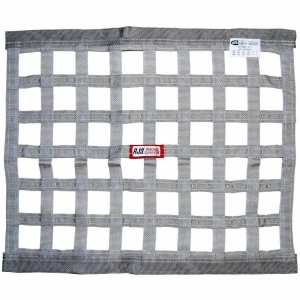 RJS SAFETY Gray Ribbon Window Net 18x24
